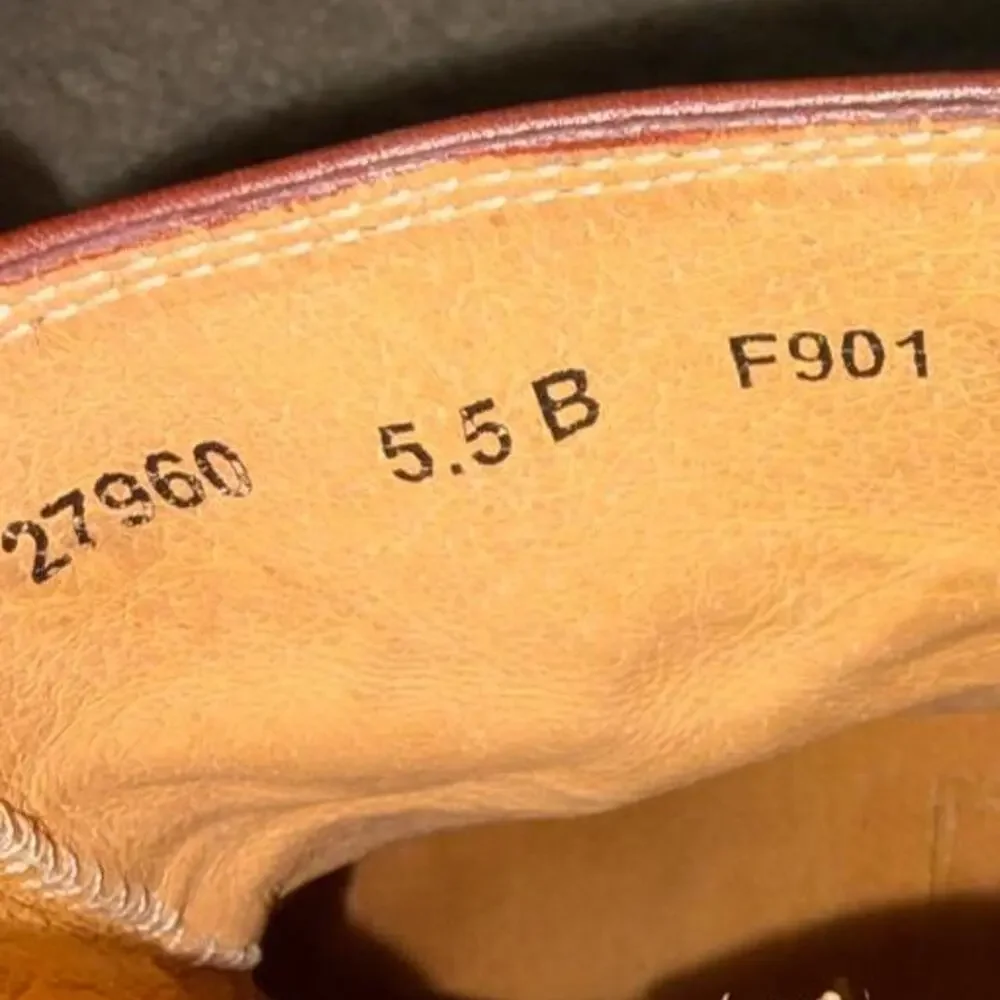 Frye 55 brown leather ankle
